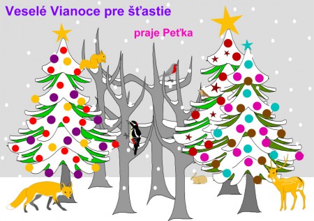 Veselé Vianoce-pečiatkovanie